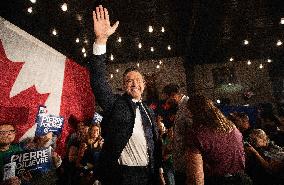 Poilievre Celebrates Byelection Victory in Battle River-Crowfoot - Canada