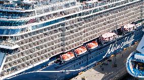 Cruise ships in the port of Tallinn