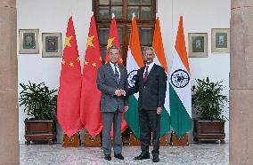Wang Yi's Talks with India’s Foreign Minister - New Delhi