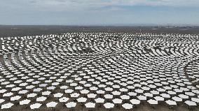 Llargest Molten Salt Tower Solar Thermal Power Station in China