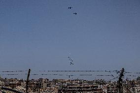 Humanitarian Airdrop in Northern Gaza