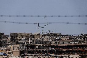 Humanitarian Airdrop in Northern Gaza