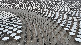 Llargest Molten Salt Tower Solar Thermal Power Station in China