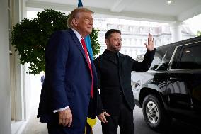 Trump Meets President Zelenskyy and European Leaders - Washington