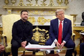 Trump Meets President Zelenskyy and European Leaders - Washington