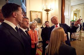 Trump Meets President Zelenskyy and European Leaders - Washington
