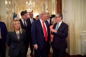 Trump Meets President Zelenskyy and European Leaders - Washington