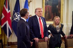 Trump Meets President Zelenskyy and European Leaders - Washington