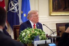 Trump Meets President Zelenskyy and European Leaders - Washington