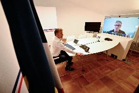 Macron and Starmer Lead Coalition Talks on Ukraine - Fort de Brégançon