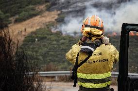 Spain Gripped by Violent Wildfires