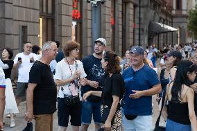 Foreign Tourists in Shanghai