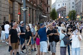 Foreign Tourists in Shanghai