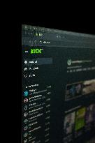 Illustration - Kick and Twitch Streaming Platform - France