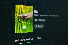 Illustration - Kick and Twitch Streaming Platform - France