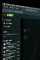 Illustration - Kick and Twitch Streaming Platform - France