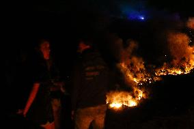 Firefighters Battle Quiroga Blaze - Spain