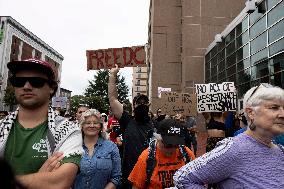 Free DC Protesters Rally Against Federal Control - Washington