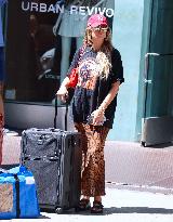 Heidi Klum and Kids Move to College Shop in Soho - NYC