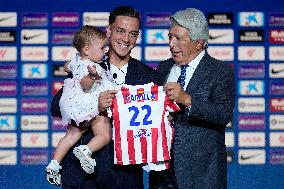 Atletico de Madrid's new player Giacomo Raspadori - Madrid