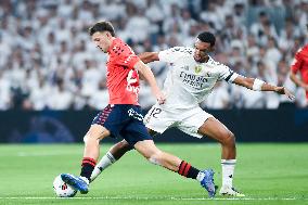 La Liga - Real Madrid Vs Osasuna - Madrid