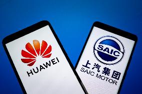 Illustration SAIC MOTOR HUAWEI