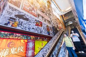 Anime-themed Wall Paintings in Nanning