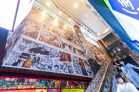 Anime-themed Wall Paintings in Nanning