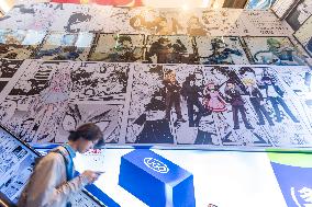 Anime-themed Wall Paintings in Nanning