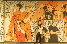 Anime-themed Wall Paintings in Nanning