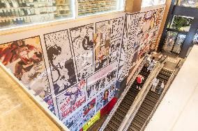 Anime-themed Wall Paintings in Nanning