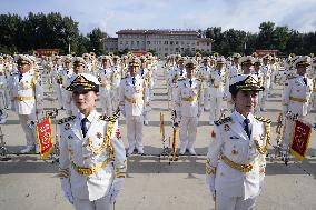 People's Liberation Army ahead of parade
