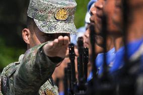 People's Liberation Army ahead of parade