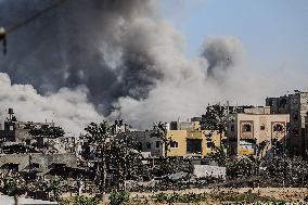 Israeli Attacks on Gaza Continue - Gaza