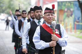 Anniversary of the Battle of Churubusco in Mexico City - Mexico