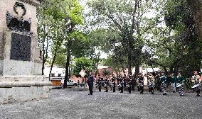 Anniversary of the Battle of Churubusco in Mexico City - Mexico