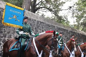 Anniversary of the Battle of Churubusco in Mexico City - Mexico