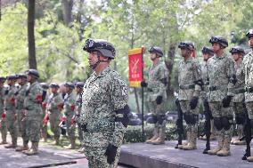 Anniversary of the Battle of Churubusco in Mexico City - Mexico