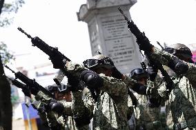 Anniversary of the Battle of Churubusco in Mexico City - Mexico