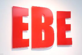 EBE signboard, logo