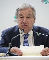 U.N. chief in Japan