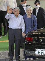 Ex-Japan emperor, empress in Karuizawa for retreat