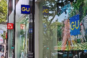 The First GU Store in China Close