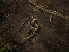 Larouco Fire Threatens Protected Areas in O Courel - Spain