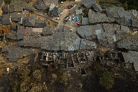 Larouco Fire Threatens Protected Areas in O Courel - Spain