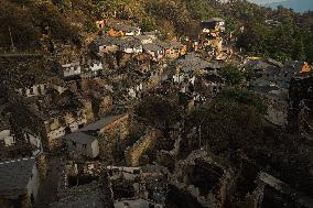 Larouco Fire Threatens Protected Areas in O Courel - Spain