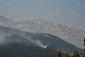 Wind Complicates Fire Extinguishing Efforts in Jarilla Cáceres - Spain