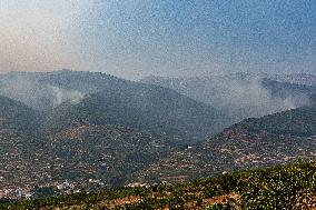 Wind Complicates Fire Extinguishing Efforts in Jarilla Cáceres - Spain