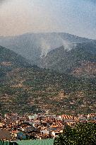 Wind Complicates Fire Extinguishing Efforts in Jarilla Cáceres - Spain