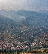 Wind Complicates Fire Extinguishing Efforts in Jarilla Cáceres - Spain